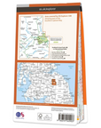 Ordnance Survey Explorer Map 338 Galashiels, Selkirk & Melrose back