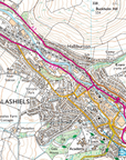 Ordnance Survey Explorer Map 338 Galashiels, Selkirk & Melrose map view
