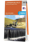 Ordnance Survey Explorer Map 345 Lammermuir Hills
