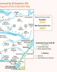 Ordnance Survey Explorer Map 399 Loch Arkaig