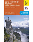 Ordnance Survey Explorer Map OL 39 Loch Lomond North