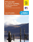 Ordnance Survey Explorer OL Map 49 - Pitlochry & Loch Tummel - Aberfeldy,Kinloch Rannoch & Schiehallion