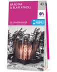 Ordnance Survey Landranger 43 Braemar & Blair Atholl