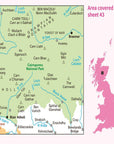 Ordnance Survey Landranger 43 Braemar & Blair Atholl