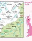 Ordnance Survey Landranger Map 35 Kingussie & Monadhliath Mountains