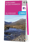 Ordnance Survey Landranger Map 42 Glen Garry & Loch Rannoch