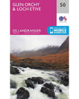 Ordnance Survey Landranger Map 50 Glen Orchy & Loch Etive