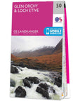 Ordnance Survey Landranger Map 50 Glen Orchy & Loch Etive