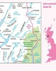 Ordnance Survey Landranger Map 50 Glen Orchy & Loch Etive