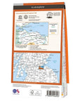 Ordnance Survey Explorer Map 350 Edinburgh Back