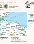 Ordnance Survey Explorer Map 350 Edinburgh CLose