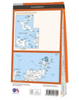 Ordnance Survey Explorer Map 464 Orkney - Westray, Papa Westray, Rousay, Egilsay & Wyre Back