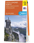 Ordnance Survey Explorer Map OL 39 Loch Lomond North
