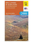 Ordnance Survey Explorer Map OL 48 Ben Lawers & Glen Lyon Front Full