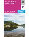 Ordnance Survey Landranger Map 56 - Loch Lomond & Inveraray