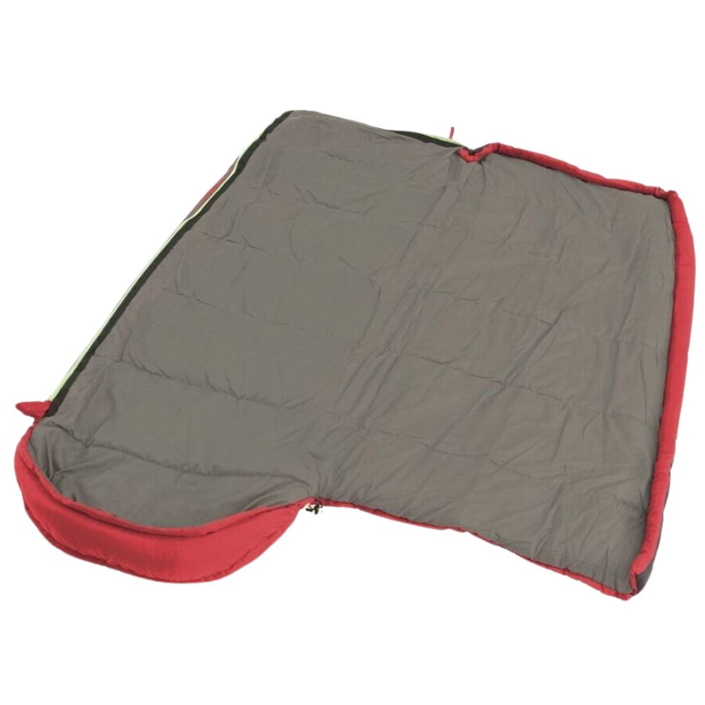 Outwell Campion Junior Sleeping Bag (Red) open