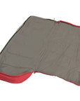 Outwell Campion Junior Sleeping Bag (Red) open