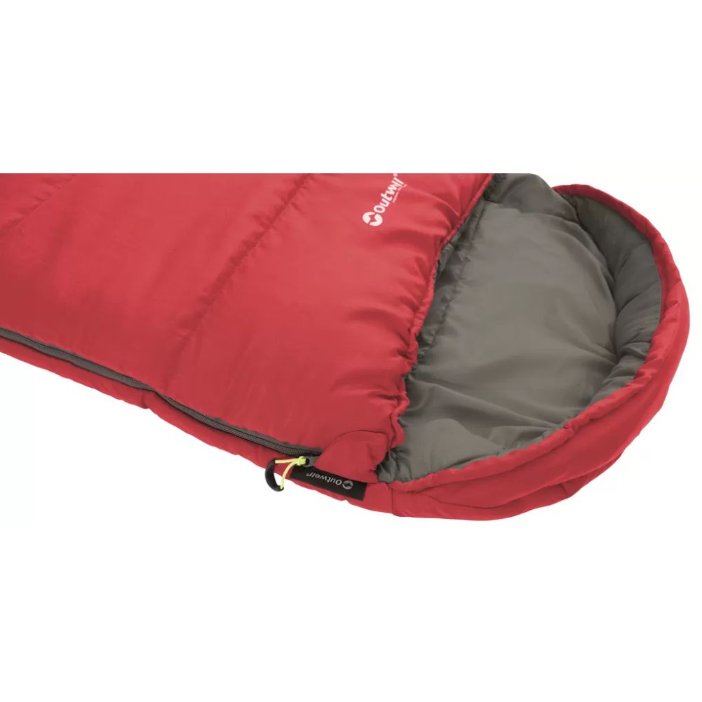 Outwell Campion Junior Sleeping Bag (Red) angle