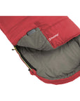 Outwell Campion Junior Sleeping Bag (Red) angle open