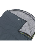 Outwell Campion Lux Double Sleeping Bag (Dark Grey) zip down