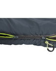 Outwell Campion Lux Double Sleeping Bag (Dark Grey) the zipper