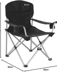 Outwell Catamarca XL Camping Chair measurements