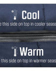 Outwell Contour Lux Reversible Sleeping Bag - Deep Blue cool