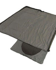 Outwell Contour Sleeping Bag - Left Zip (Midnight Black) open