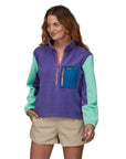 Patagonia Women's Microdini 1/2-Zip Fleece Pullover (Perennial Purple)