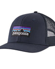 Patagonia P-6 Logo Trucker Hat (Navy Blue)