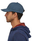 Patagonia Tin Shed Hat P-6 Logo (Stone Blue) - Side