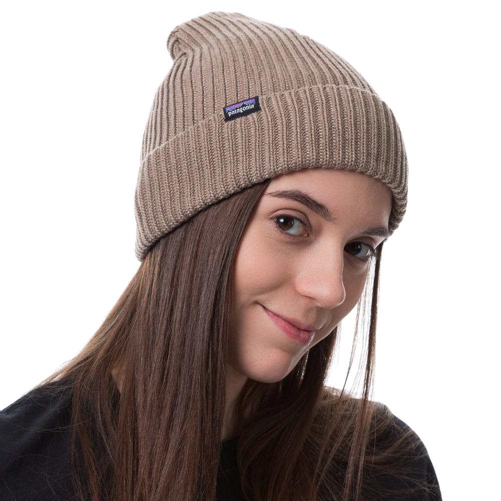 Patagonia Fisherman s Rolled Beanie Ash Tan
