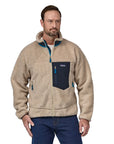 Patagonia Men's Classic Retro-X Fleece Jacket (Natural) - Front