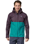 Patagonia Men's Torrentshell 3L Rain Jacket (Obsidian Plum) - Front