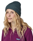 Patagonia Fisherman's Rolled Beanie (Nouveau Green) - Front