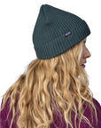 Patagonia Fisherman's Rolled Beanie (Nouveau Green) - Back