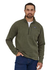 Patagonia Men's Better Sweater 1/4-Zip Fleece (Industrial Green) - Front