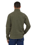 Patagonia Men's Better Sweater 1/4-Zip Fleece (Industrial Green) - Back