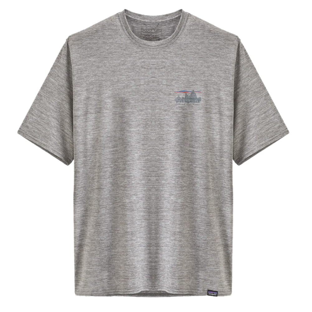 Patagonia grey t shirt clearance