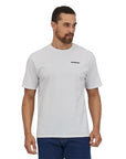 Patagonia Men's P-6 Logo Responsibili-Tee® (White) - Front