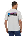Patagonia Men's P-6 Logo Responsibili-Tee® (White) - Back