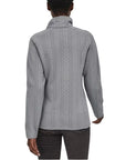 Patagonia Women's Better Sweater Fleece Jacket (Frozen Jaquard/Salt Grey) - Back