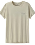 Patagonia Women's Capilene Cool Daily Shirt - Boardshort Logo (Dyno White)