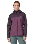 Patagonia Women's Torrentshell 3L Rain Jacket (Night Plum) front model