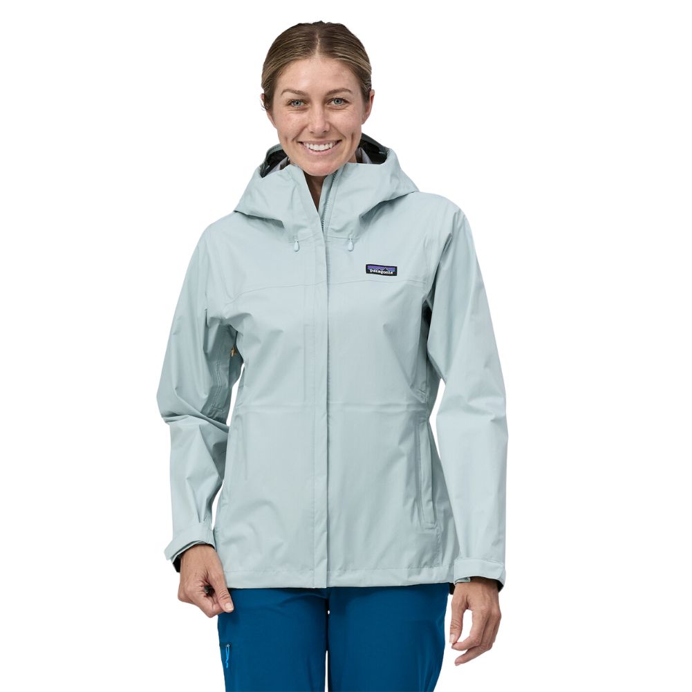 Patagonia Women s Torrentshell 3L Waterproof Rain Jacket Chilled Blue Summits Outdoor