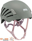 Petzl Borea Women's Climbing Helmet - S/M (Jungle Green) angle