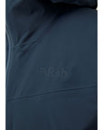 Rab Men’s Kinetic 2.0 Waterproof Jacket (Blue Night) materisal