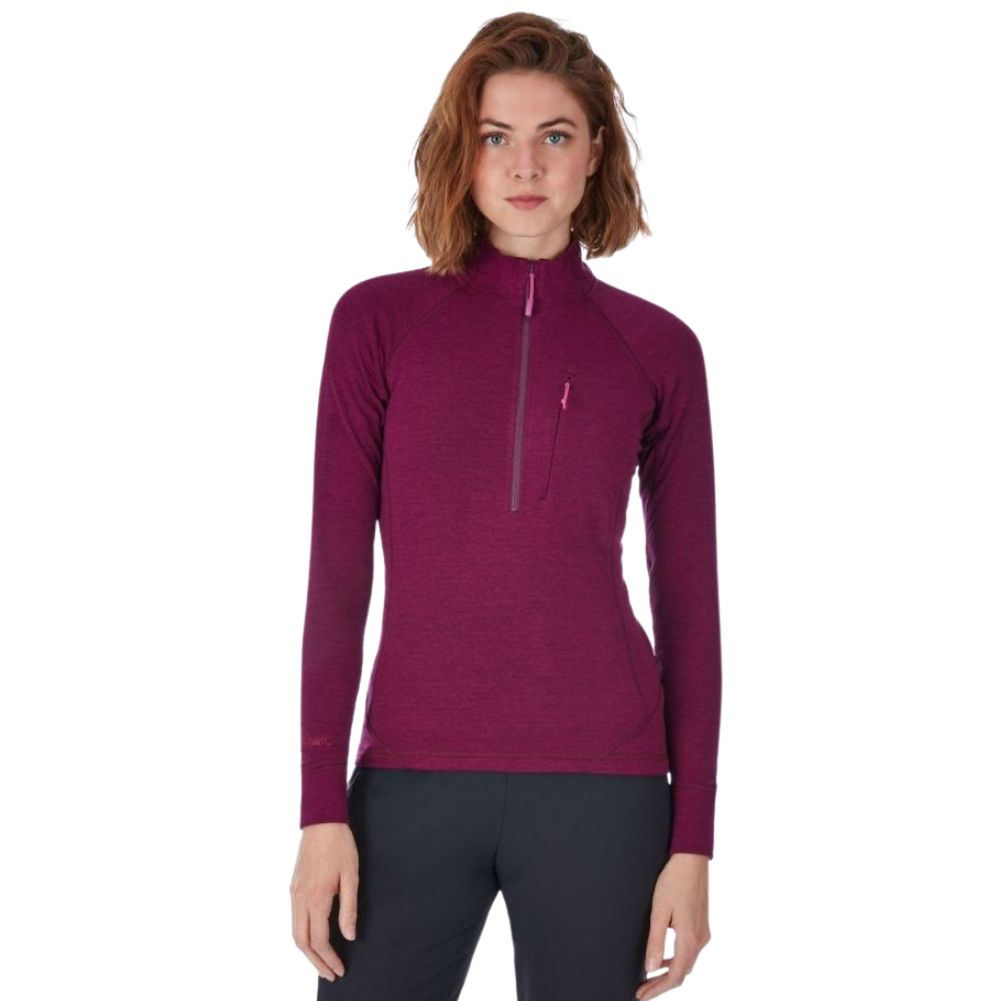 Rab Women's Nexus Pull On Fleece (Berry) – Summits Outdoor