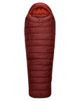 Rab Ascent 900 Down Sleeping Bag - Regular (Oxblood Red)