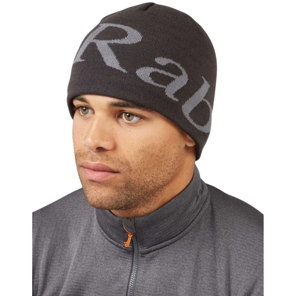 Rab Logo Beanie Hat (Anthracite/Granite) – Summits Outdoor
